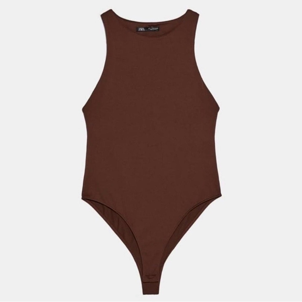 Zara Chocolate Brown Bodysuit